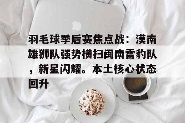 羽毛球季后赛焦点战：漠南雄狮队强势横扫闽南雷豹队，新星闪耀。本土核心状态回升